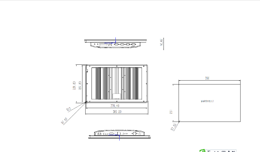 CTP-X3-15.6” 15.6寸工业一体机